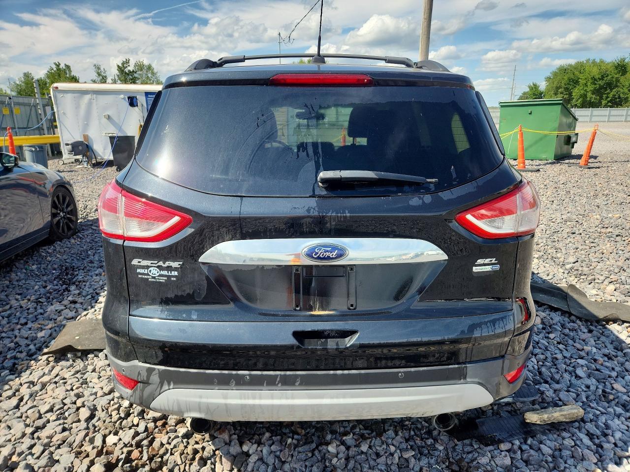 2013 Ford Escape Sel Черный vin: 1FMCU9HX8DUD19177