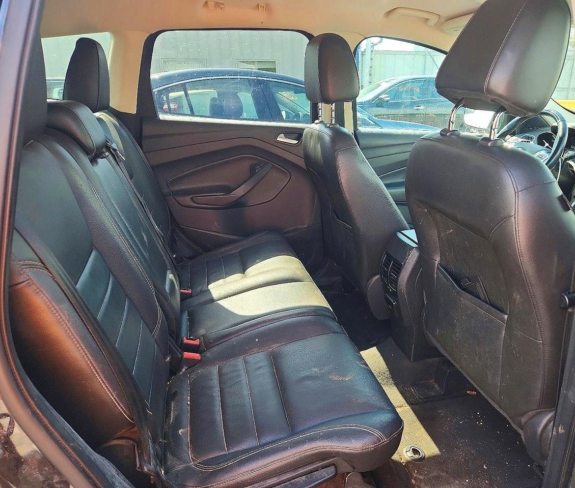 2013 Ford Escape Sel Черный vin: 1FMCU9HX8DUD19177