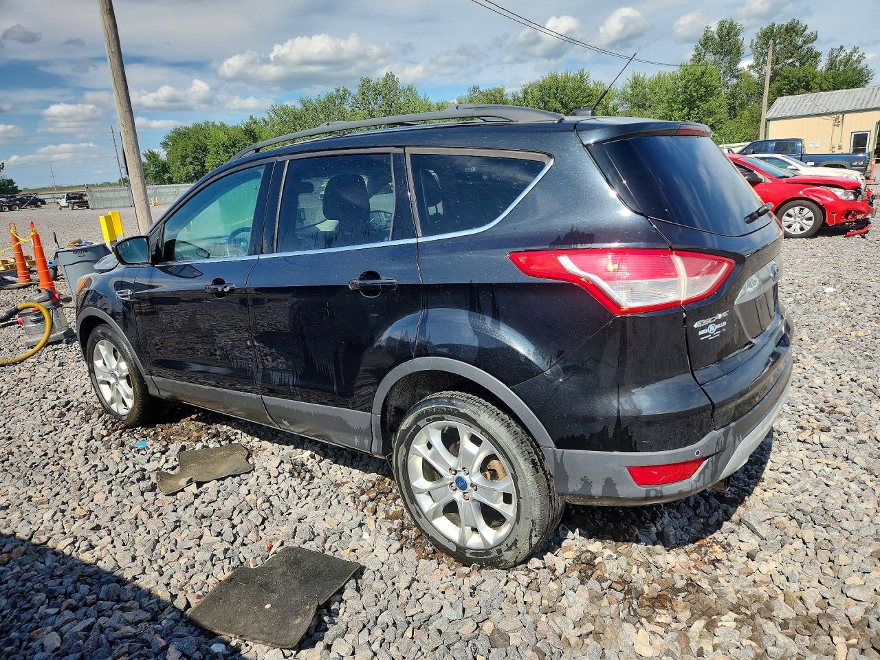 2013 Ford Escape Sel Черный vin: 1FMCU9HX8DUD19177