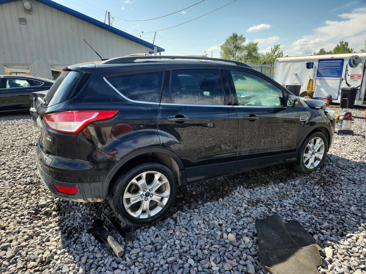 2013 Ford Escape Sel Черный vin: 1FMCU9HX8DUD19177