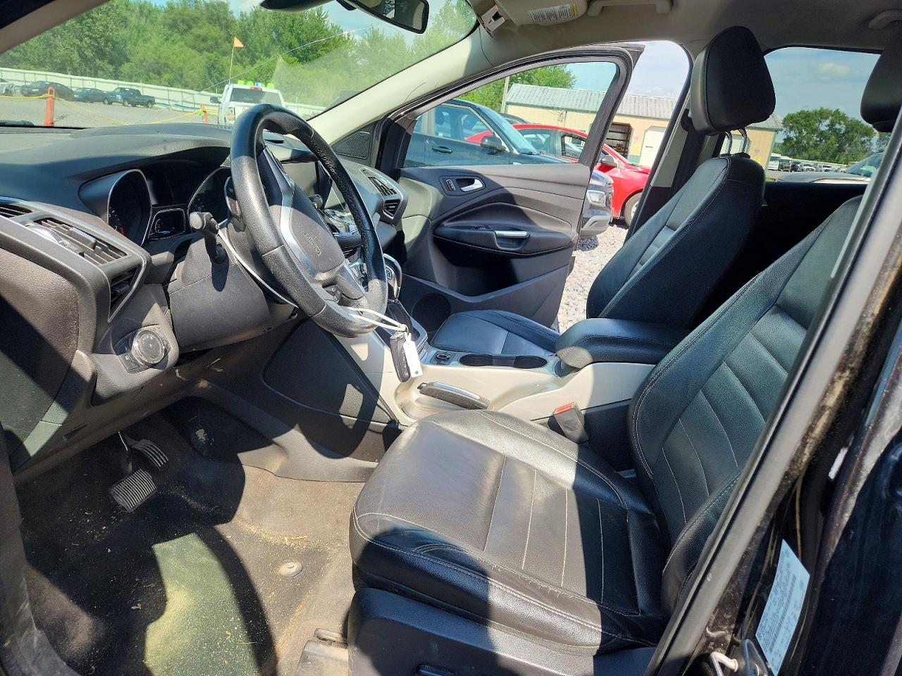 2013 Ford Escape Sel Черный vin: 1FMCU9HX8DUD19177