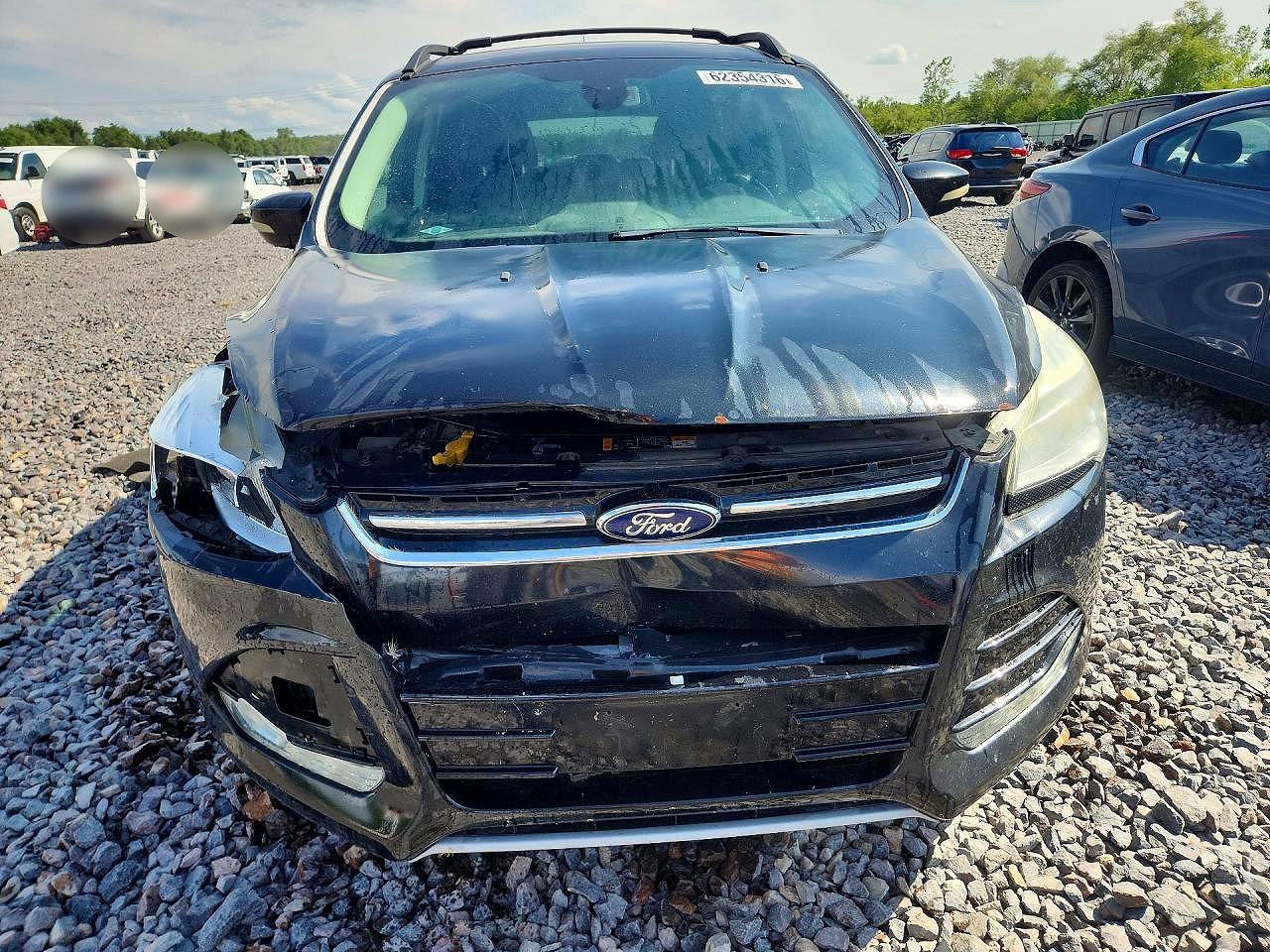 2013 Ford Escape Sel Черный vin: 1FMCU9HX8DUD19177