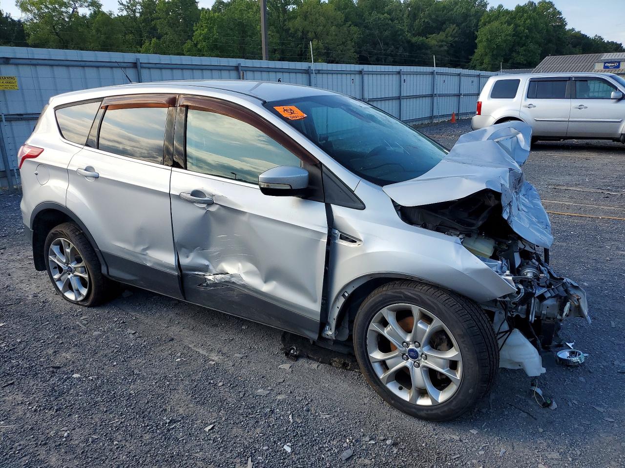 2013 Ford Escape Sel Silver vin: 1FMCU9HX9DUC41069