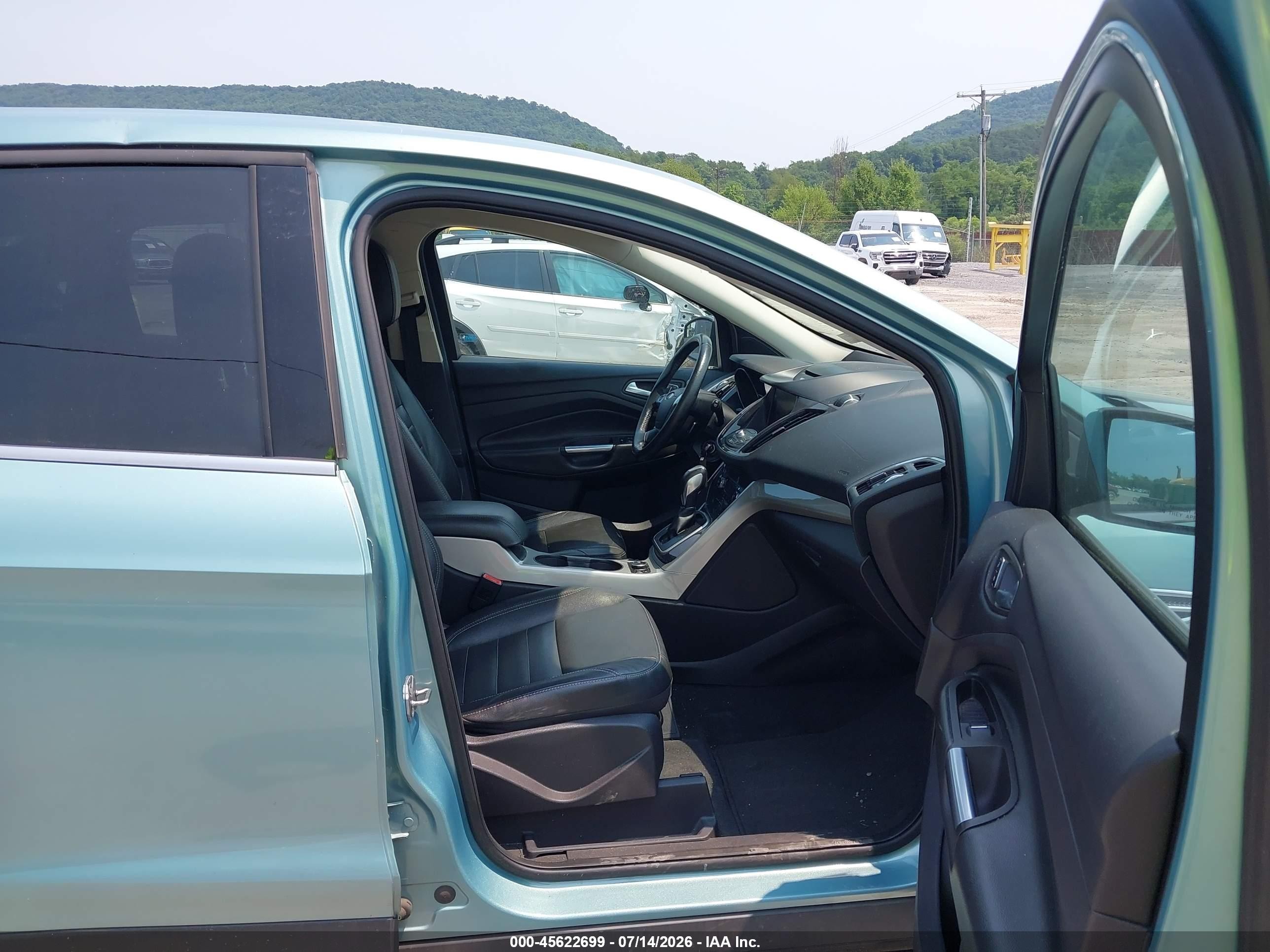 2013 Ford Escape Sel Teal vin: 1FMCU9HX9DUC48698