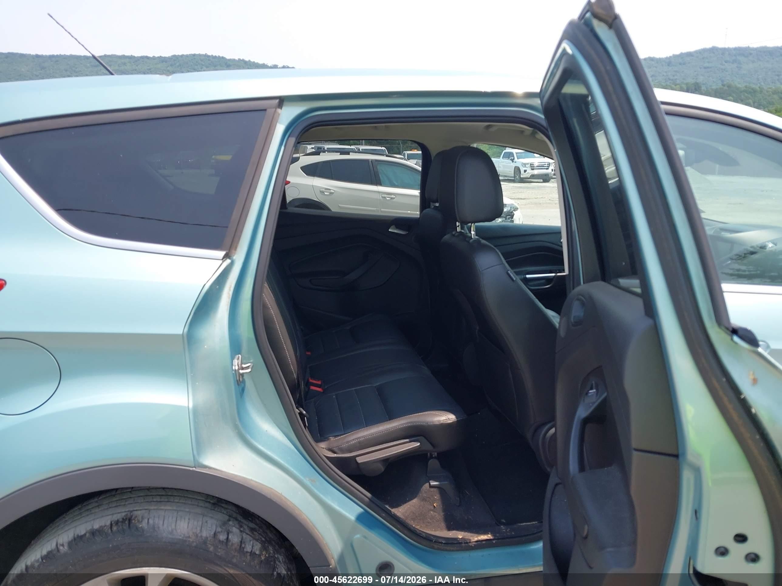2013 Ford Escape Sel Teal vin: 1FMCU9HX9DUC48698