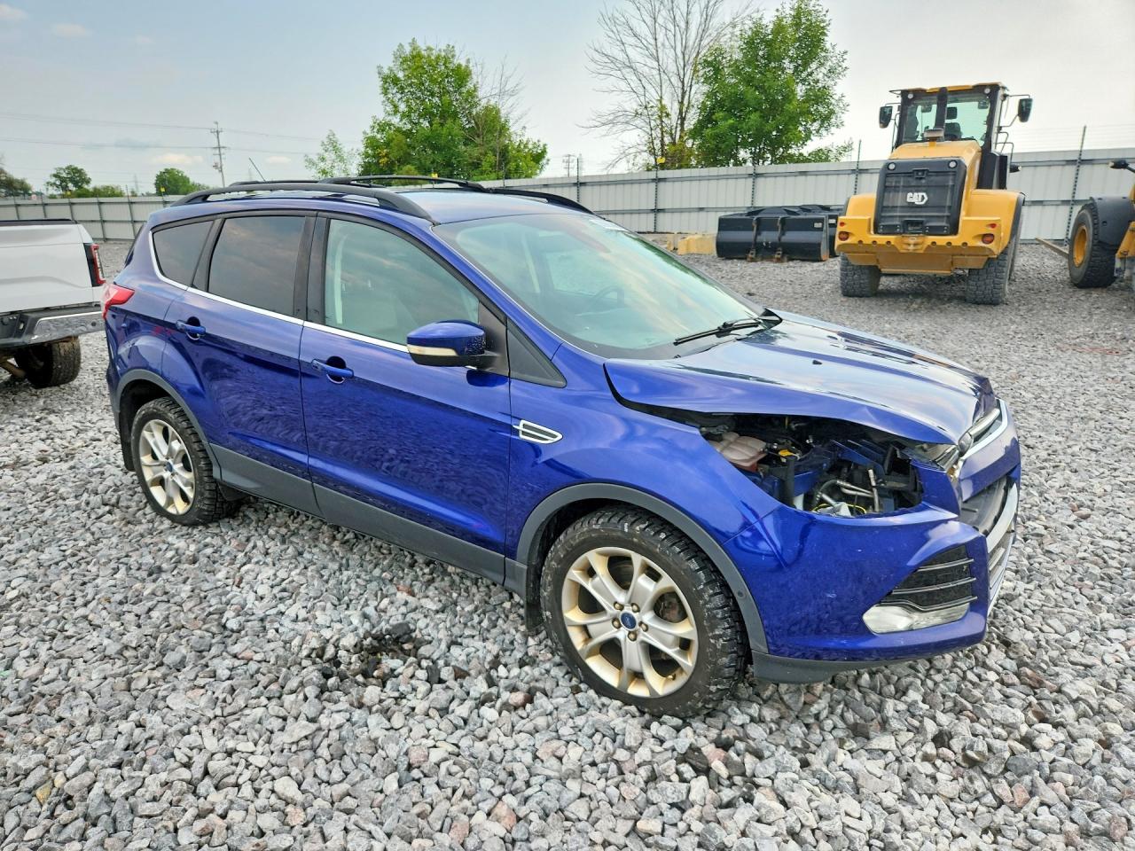 2013 Ford Escape Sel Blue vin: 1FMCU9HX9DUD34223