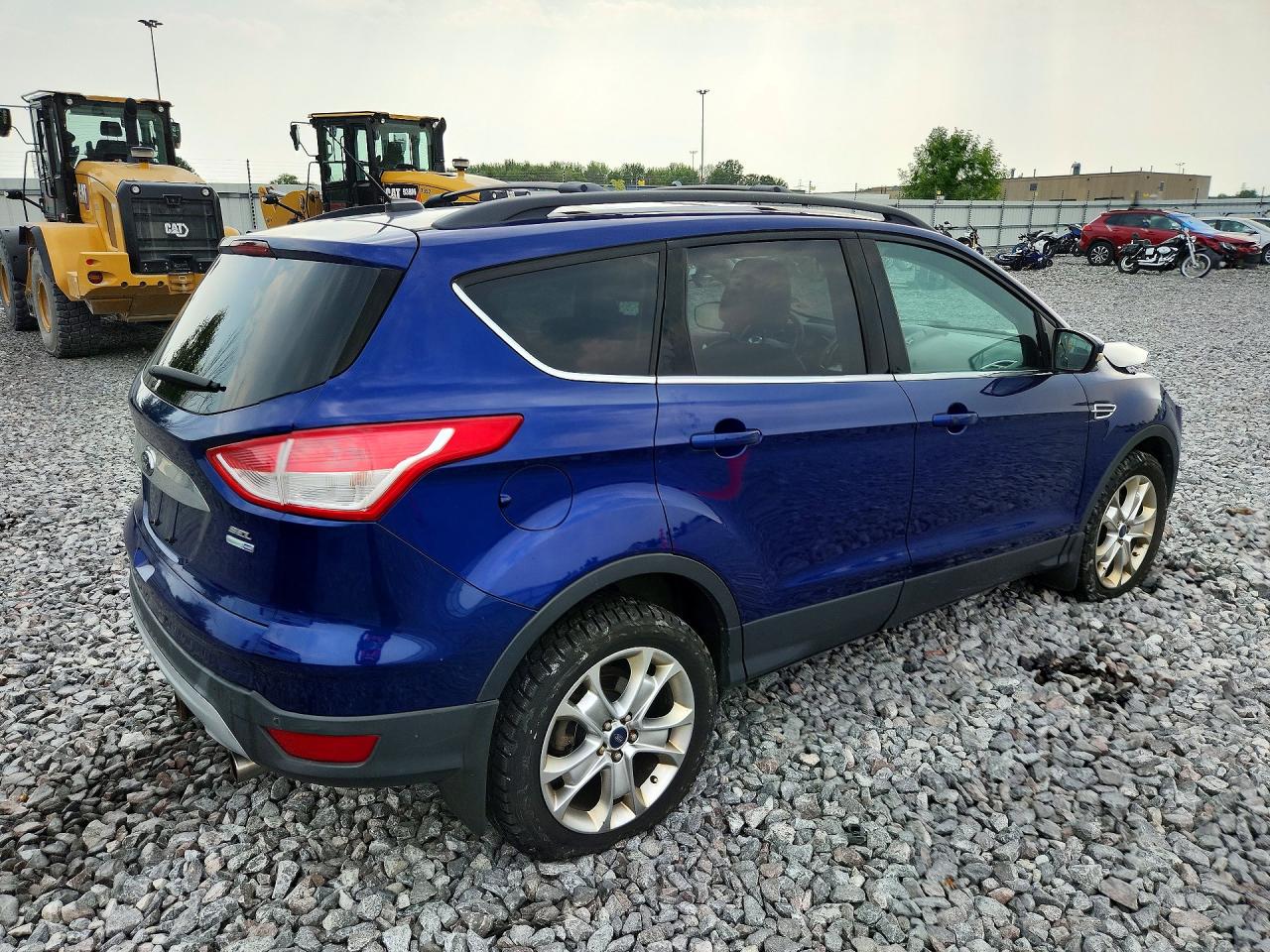 2013 Ford Escape Sel Blue vin: 1FMCU9HX9DUD34223