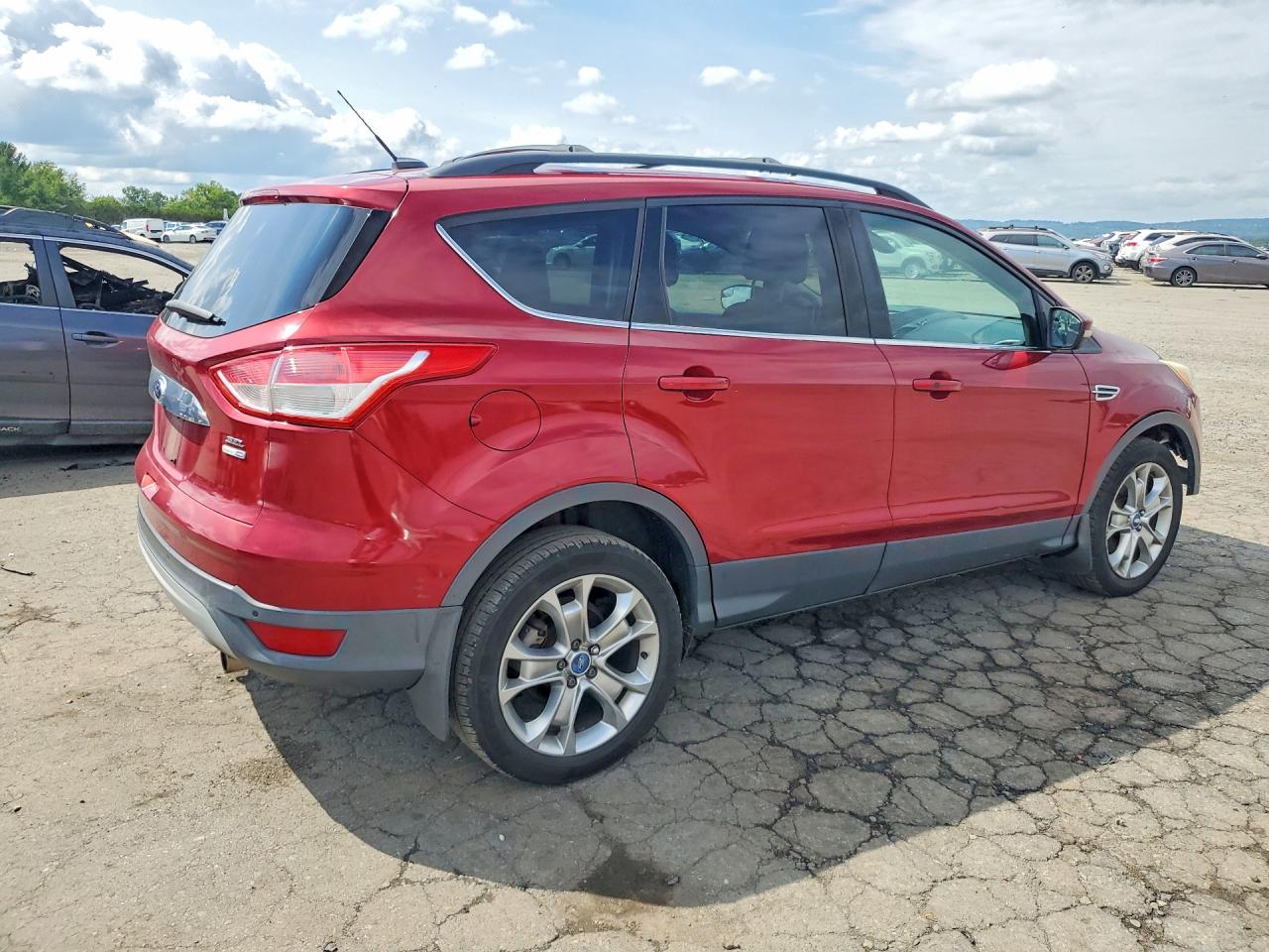 2013 Ford Escape Sel Red vin: 1FMCU9HXXDUC07819