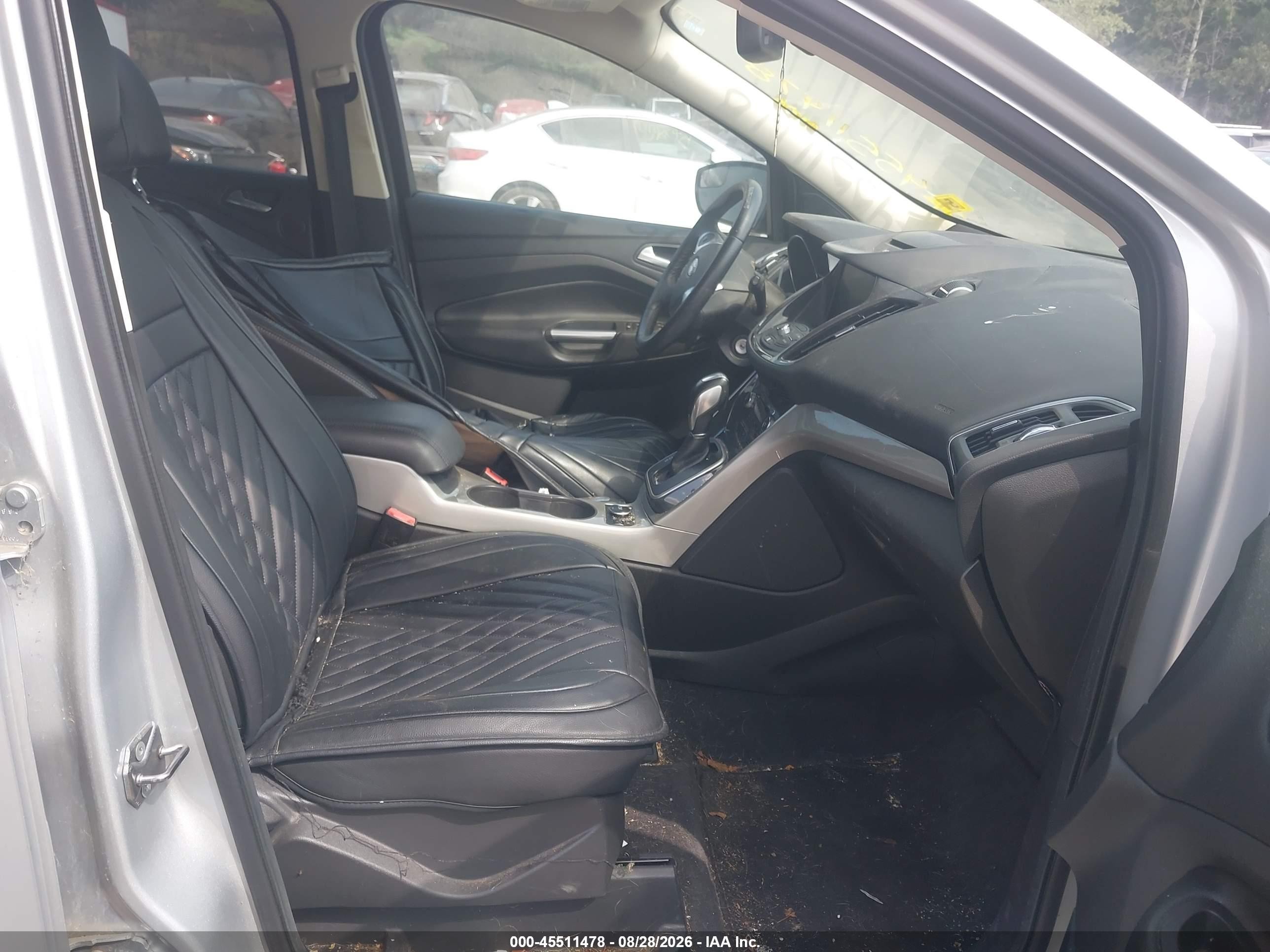2013 Ford Escape Sel Серебряный vin: 1FMCU9HXXDUC18299