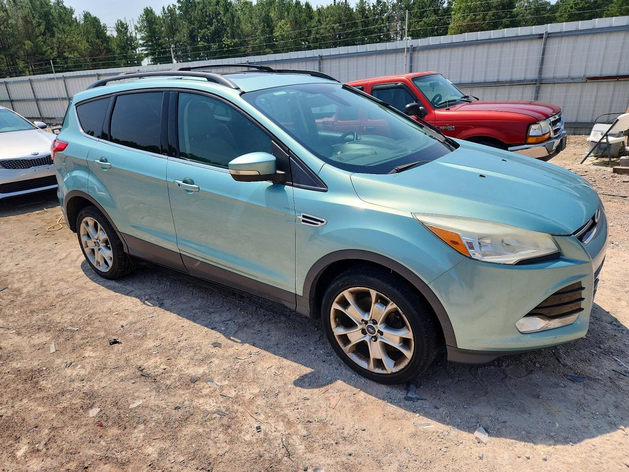 2013 Ford Escape Sel Blue vin: 1FMCU9HXXDUD63181