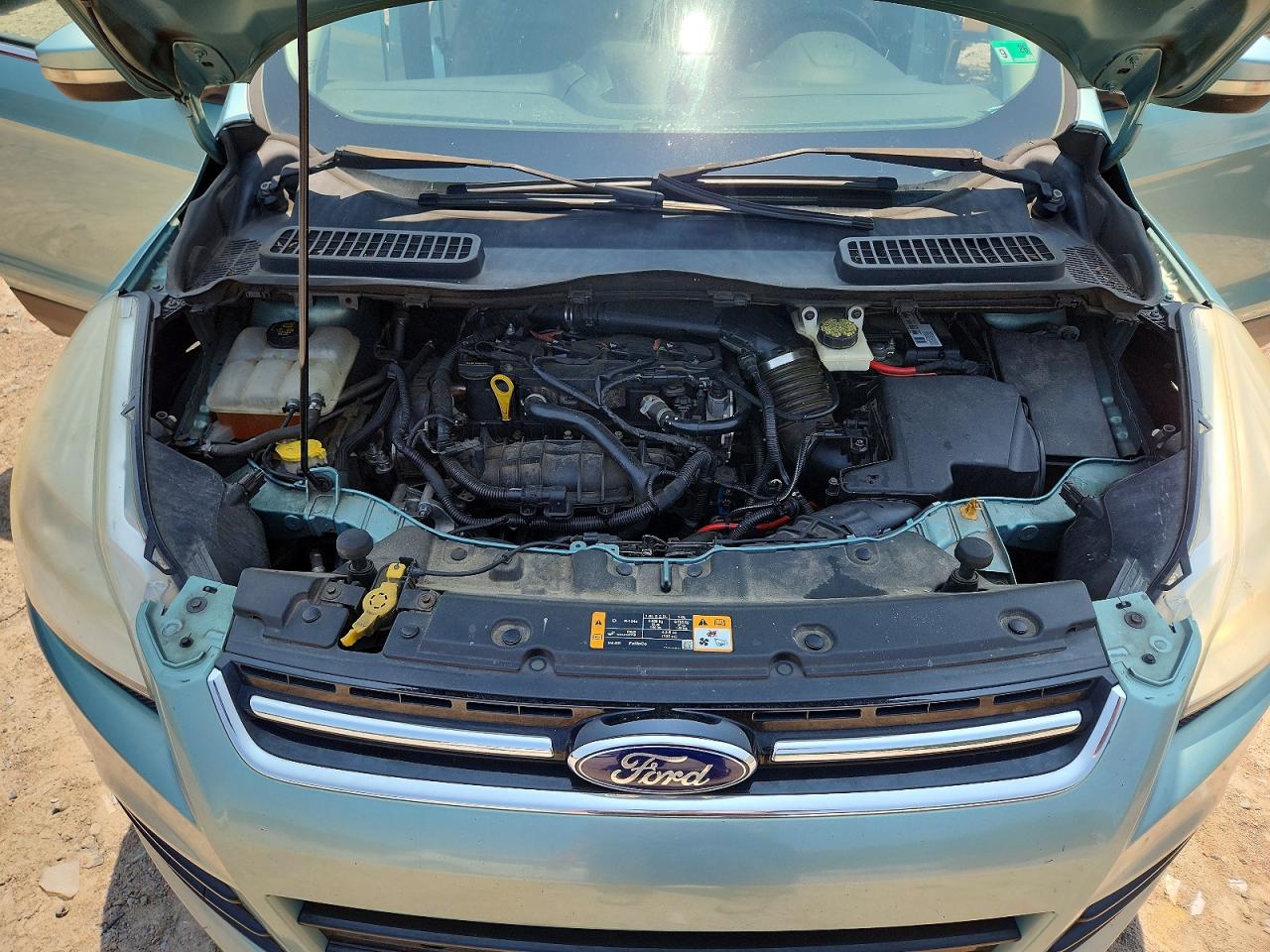 2013 Ford Escape Sel Blue vin: 1FMCU9HXXDUD63181