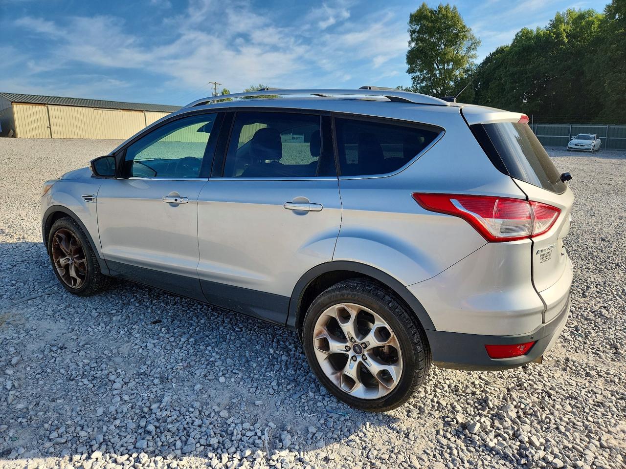 2013 Ford Escape Titanium Silver vin: 1FMCU9J90DUA57263