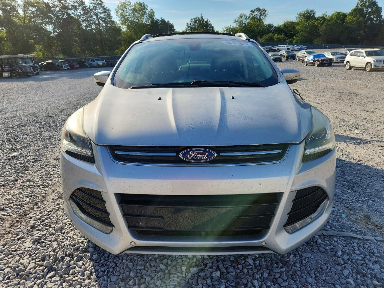 2013 Ford Escape Titanium Silver vin: 1FMCU9J90DUA57263