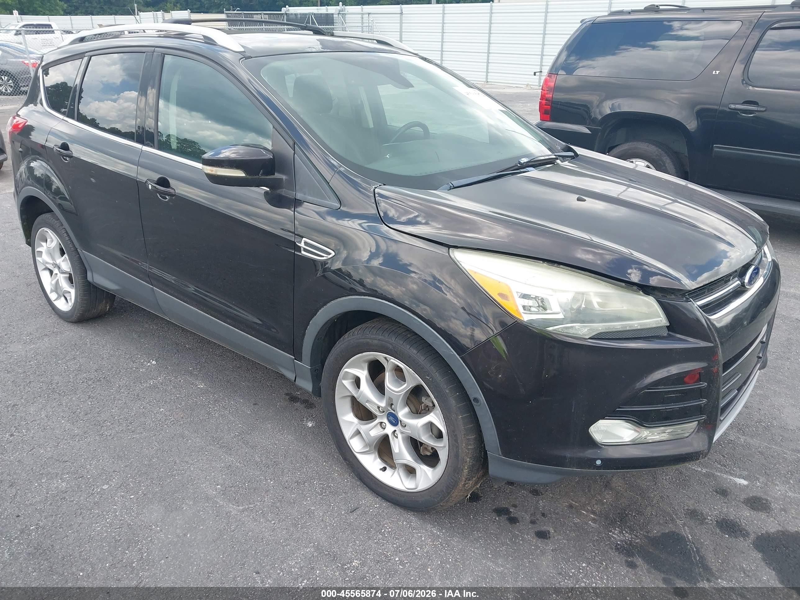 2013 Ford Escape Titanium Dark Brown vin: 1FMCU9J90DUC66535