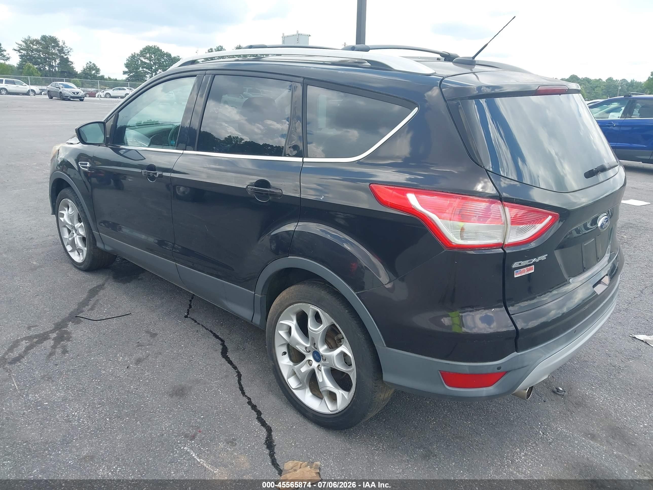 2013 Ford Escape Titanium Dark Brown vin: 1FMCU9J90DUC66535