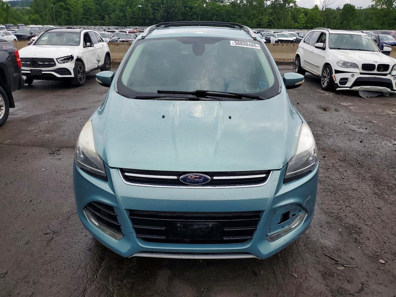 2013 Ford Escape Titanium Turquoise vin: 1FMCU9J90DUC82587