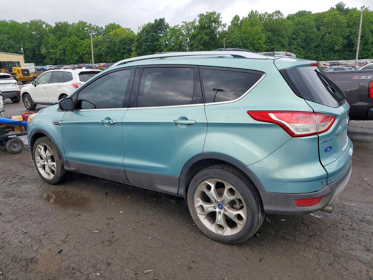 2013 Ford Escape Titanium Turquoise vin: 1FMCU9J90DUC82587