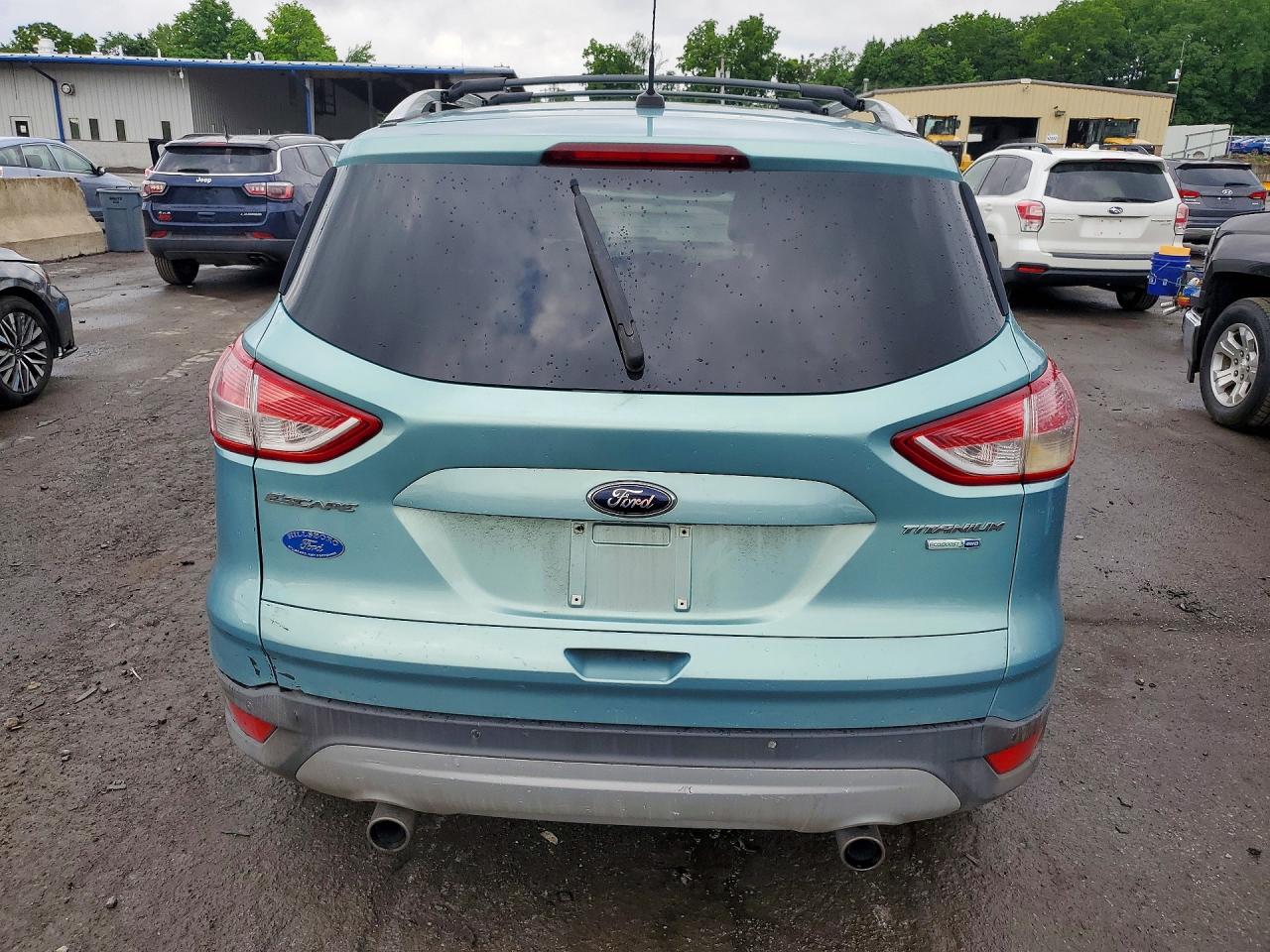 2013 Ford Escape Titanium Turquoise vin: 1FMCU9J90DUC82587
