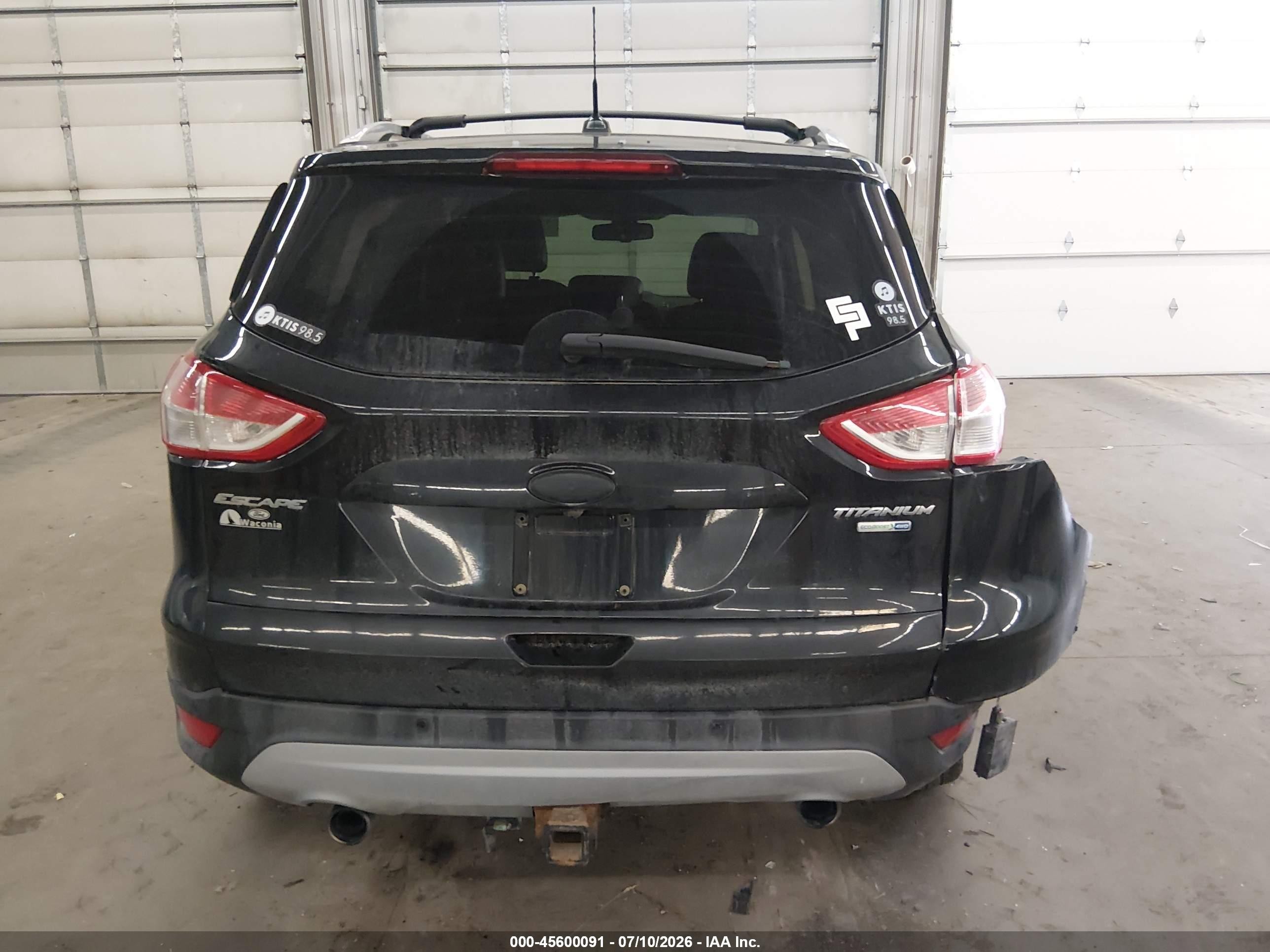 2013 Ford Escape Titanium Black vin: 1FMCU9J90DUC93573