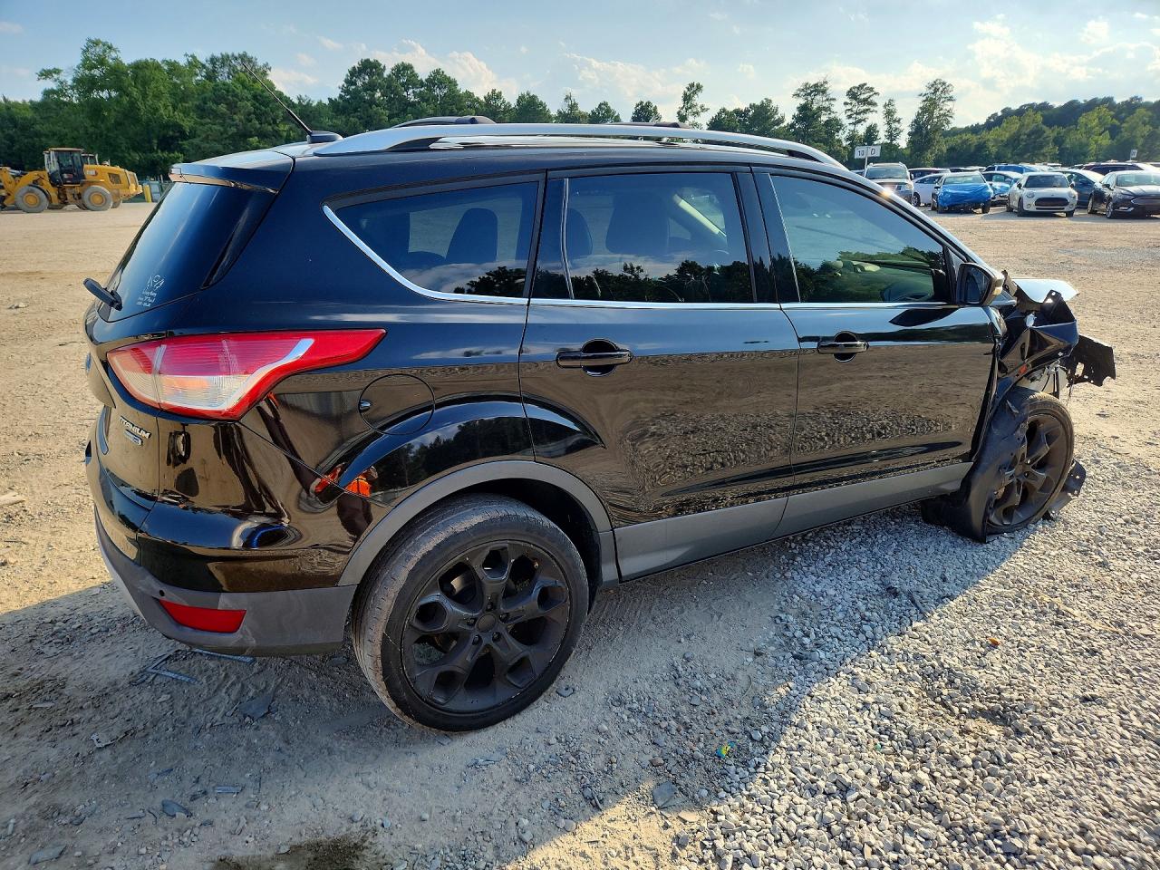 2013 Ford Escape Titanium Brown vin: 1FMCU9J90DUD48006