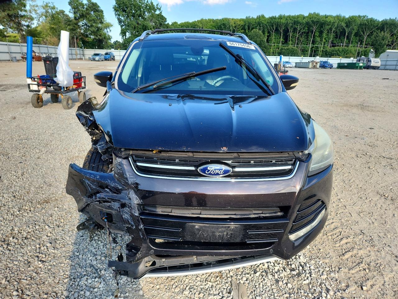 2013 Ford Escape Titanium Brown vin: 1FMCU9J90DUD48006