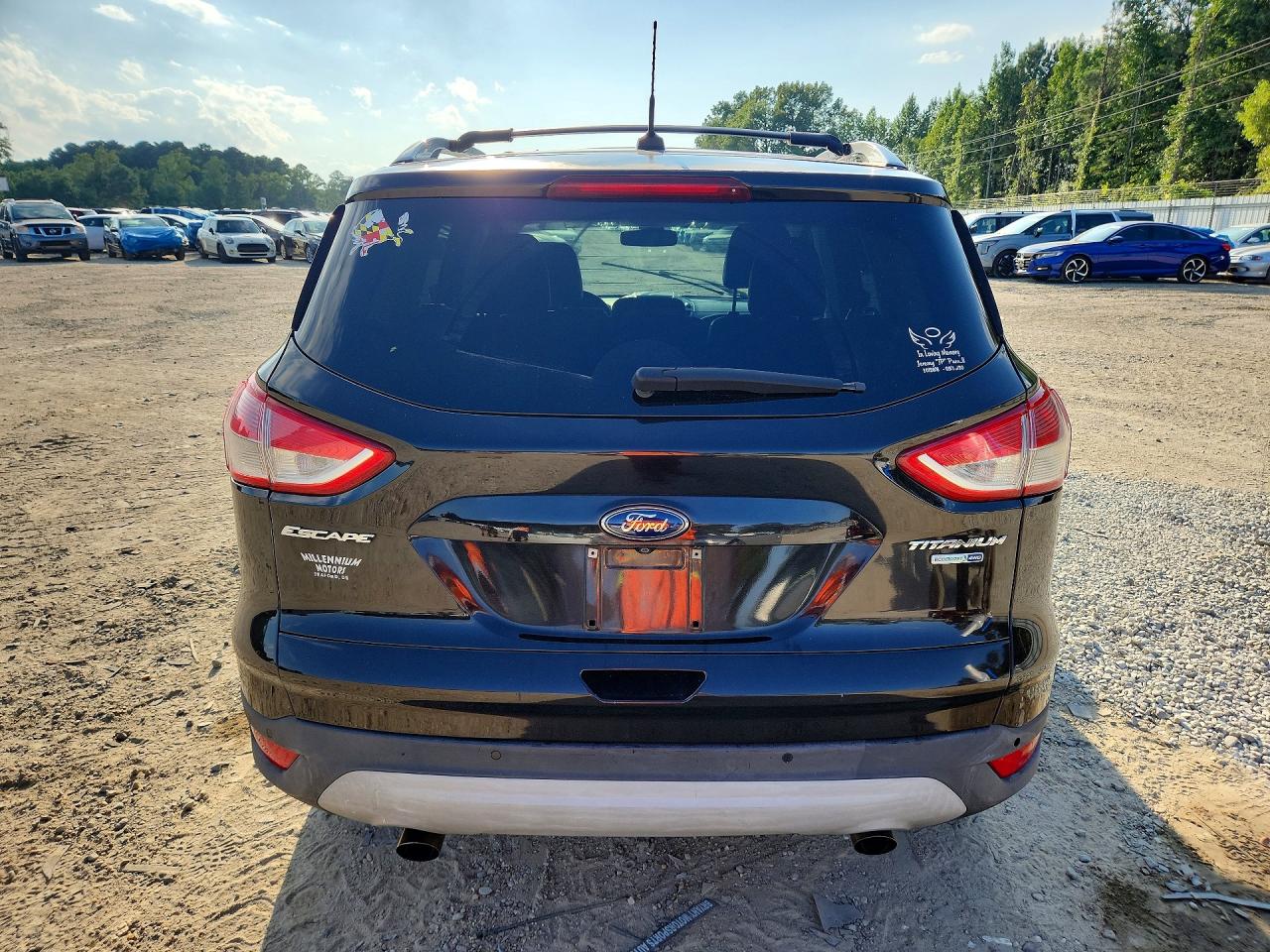2013 Ford Escape Titanium Brown vin: 1FMCU9J90DUD48006