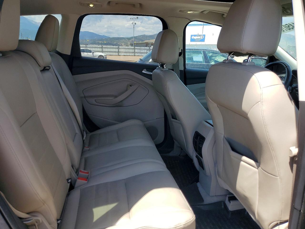 2014 Ford Escape Titanium Синий vin: 1FMCU9J90EUA05259