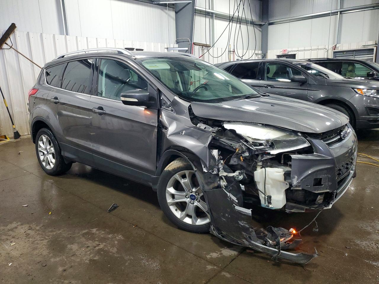 2014 Ford Escape Titanium Gray vin: 1FMCU9J90EUA29951