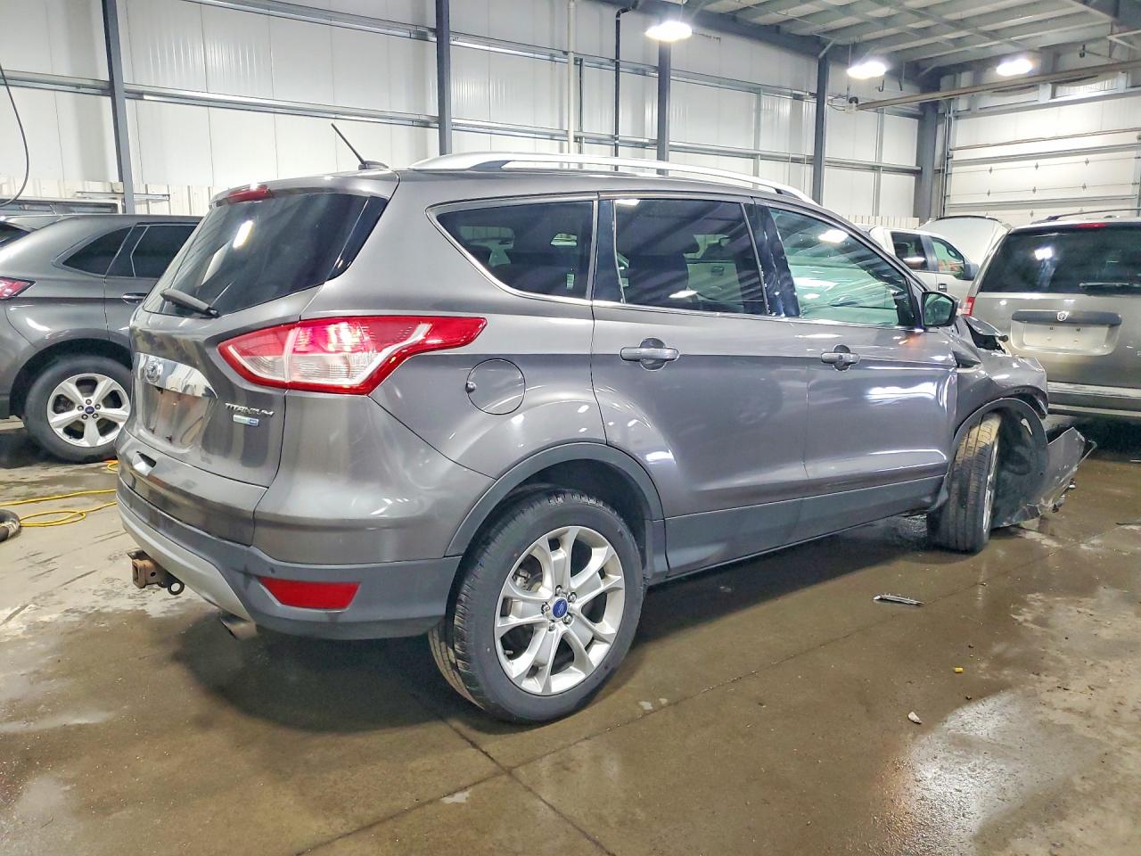 2014 Ford Escape Titanium Gray vin: 1FMCU9J90EUA29951