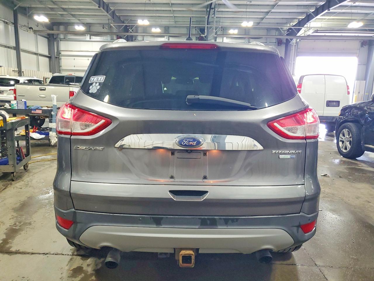 2014 Ford Escape Titanium Gray vin: 1FMCU9J90EUA29951