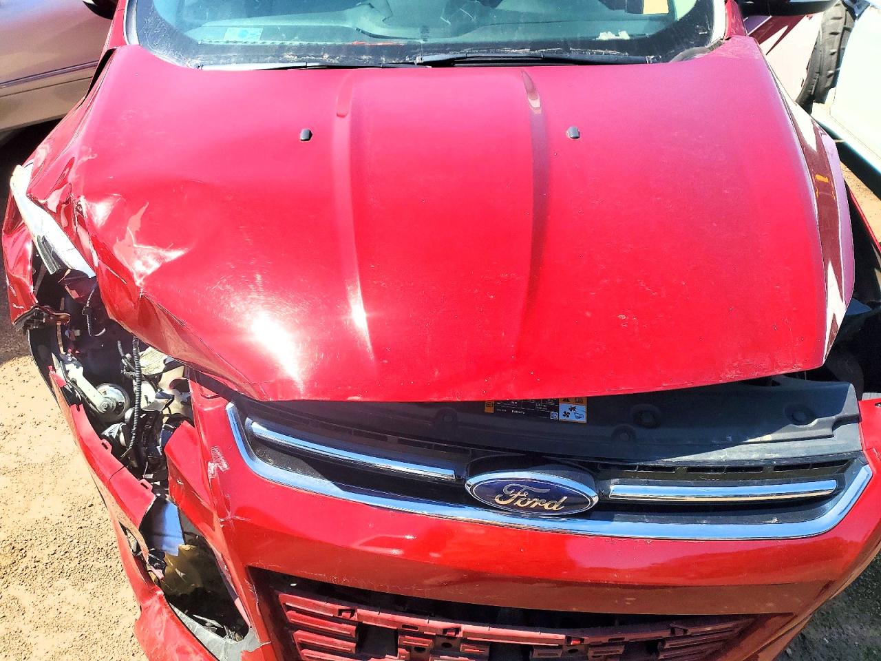2014 Ford Escape Titanium Red vin: 1FMCU9J90EUA90605