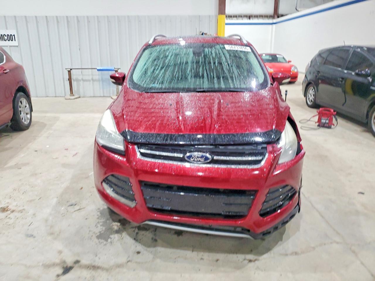 2014 Ford Escape Titanium Burgundy vin: 1FMCU9J90EUA96999