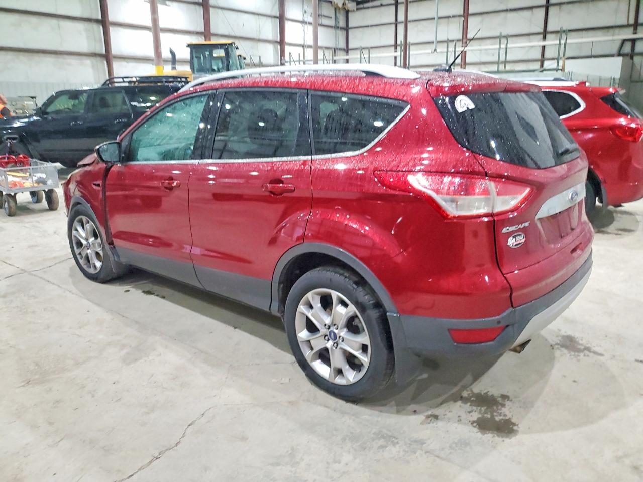 2014 Ford Escape Titanium Burgundy vin: 1FMCU9J90EUA96999