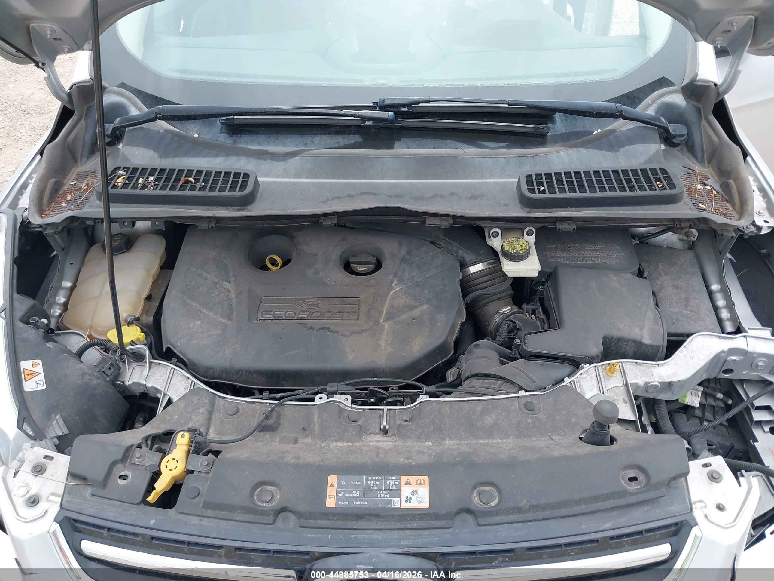 2014 Ford Escape Titanium Silver vin: 1FMCU9J90EUB72317