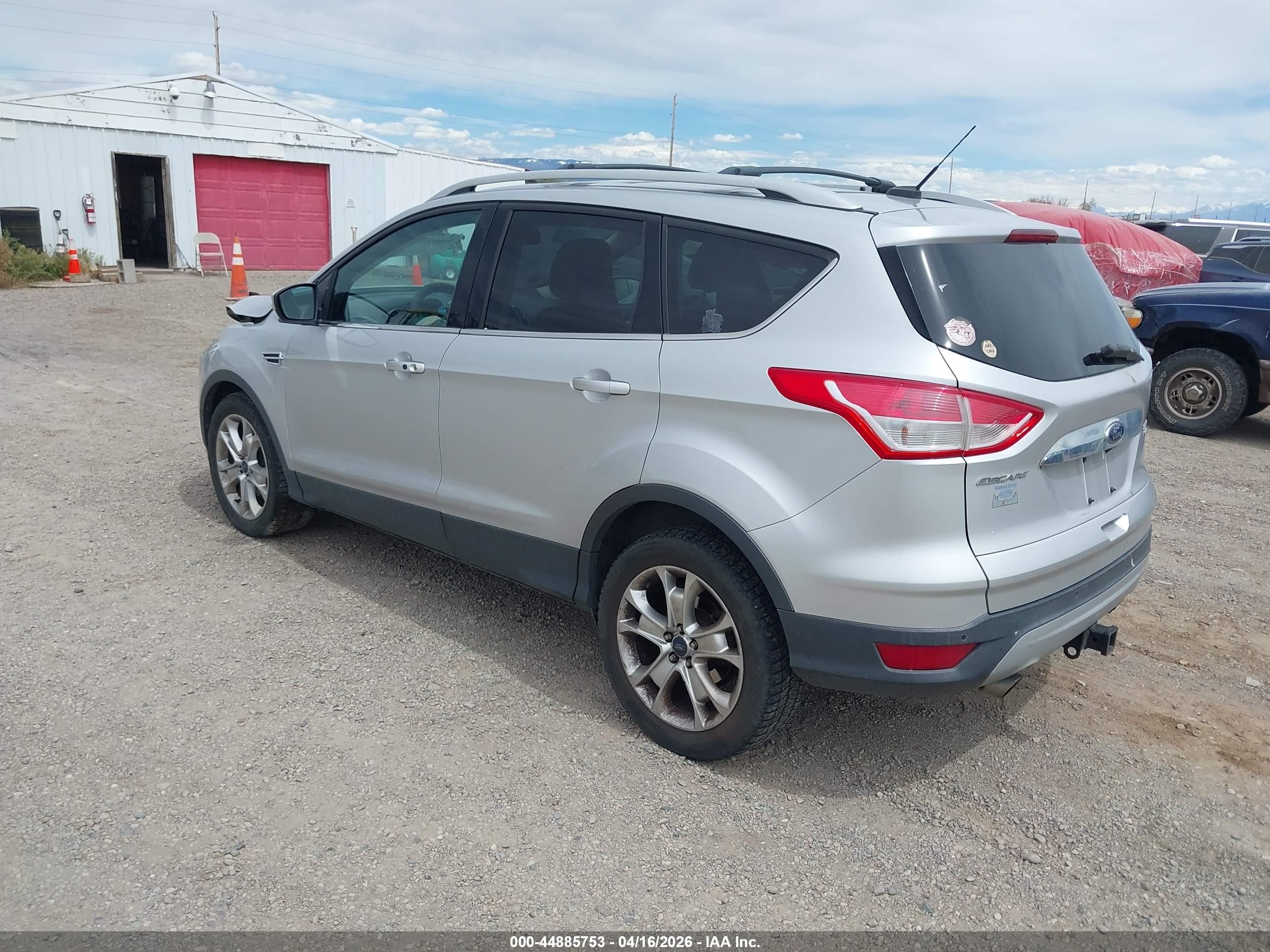 2014 Ford Escape Titanium Silver vin: 1FMCU9J90EUB72317