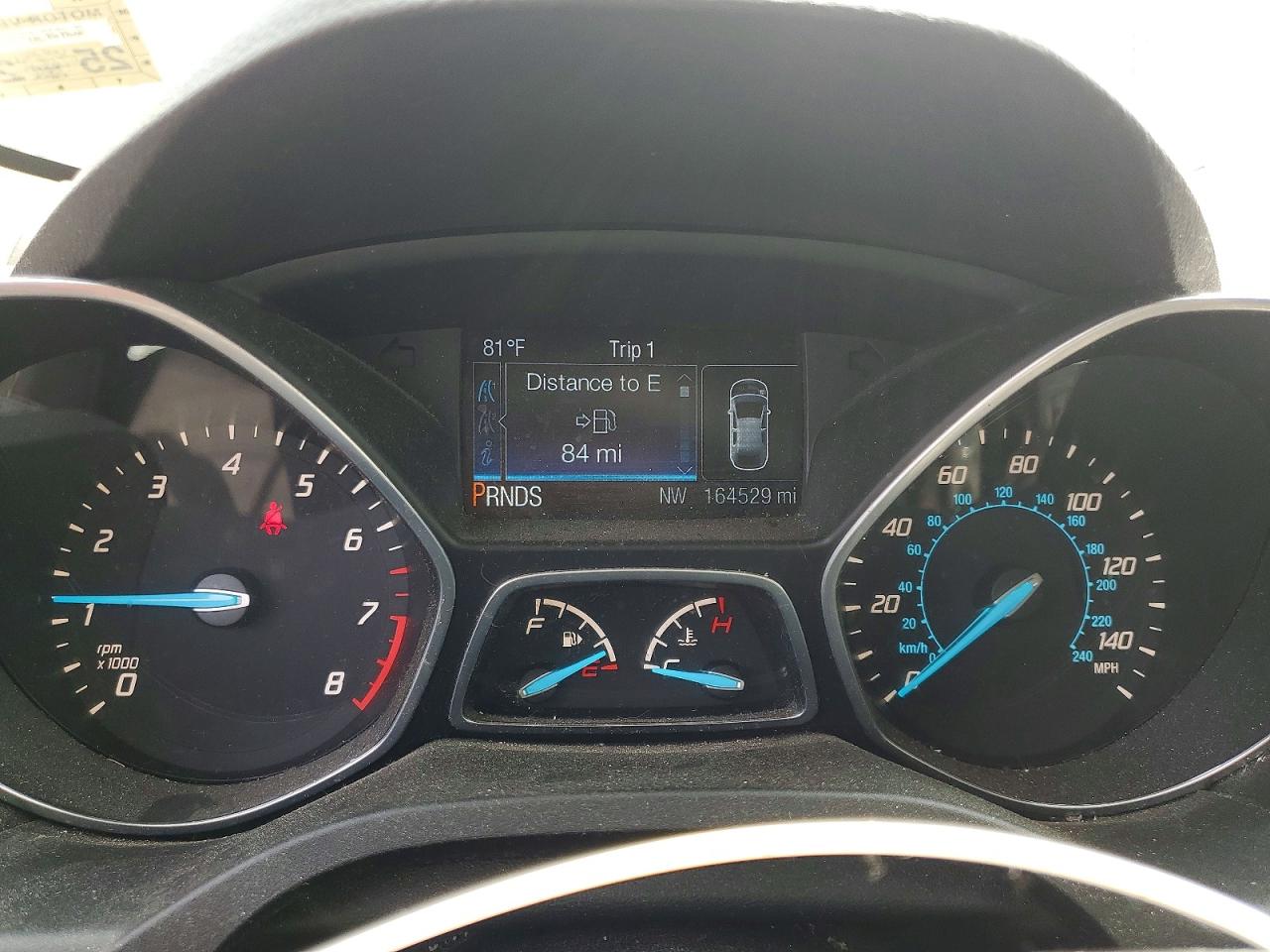 2014 Ford Escape Titanium White vin: 1FMCU9J90EUB75427