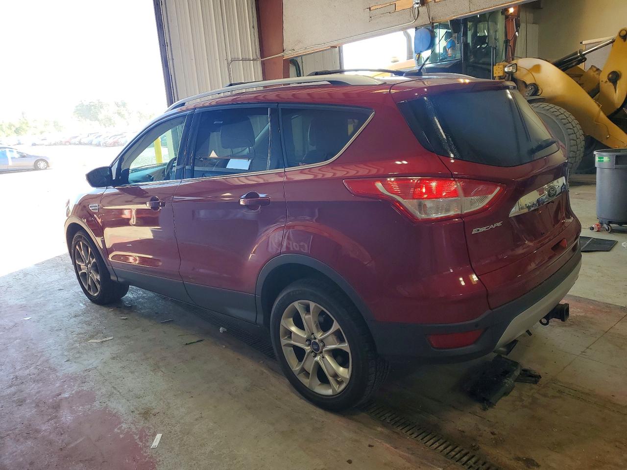 2014 Ford Escape Titanium Maroon vin: 1FMCU9J90EUC18681