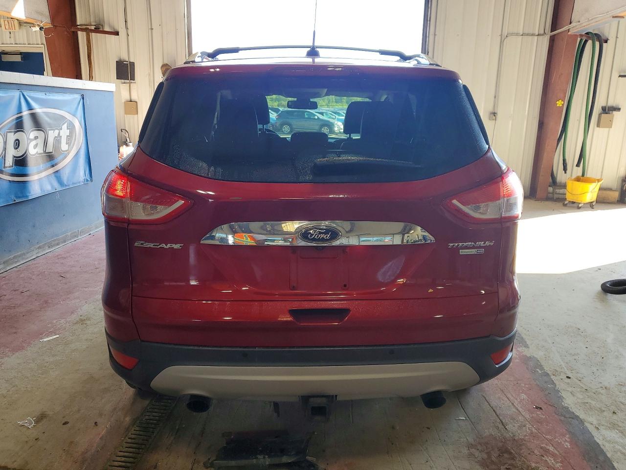 2014 Ford Escape Titanium Maroon vin: 1FMCU9J90EUC18681