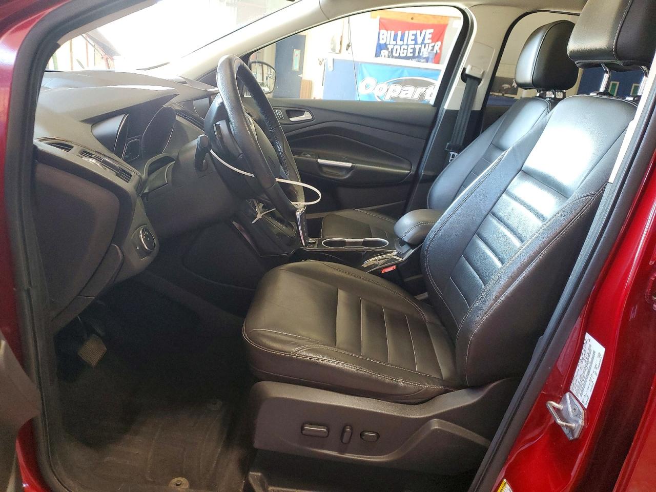 2014 Ford Escape Titanium Maroon vin: 1FMCU9J90EUC18681