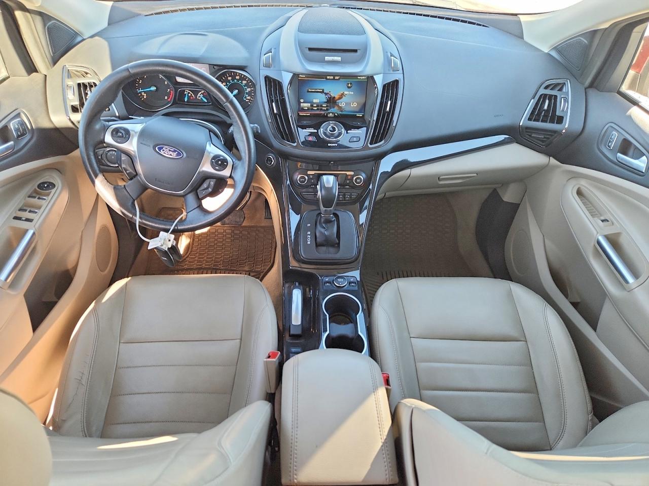 2014 Ford Escape Titanium Orange vin: 1FMCU9J90EUE12594