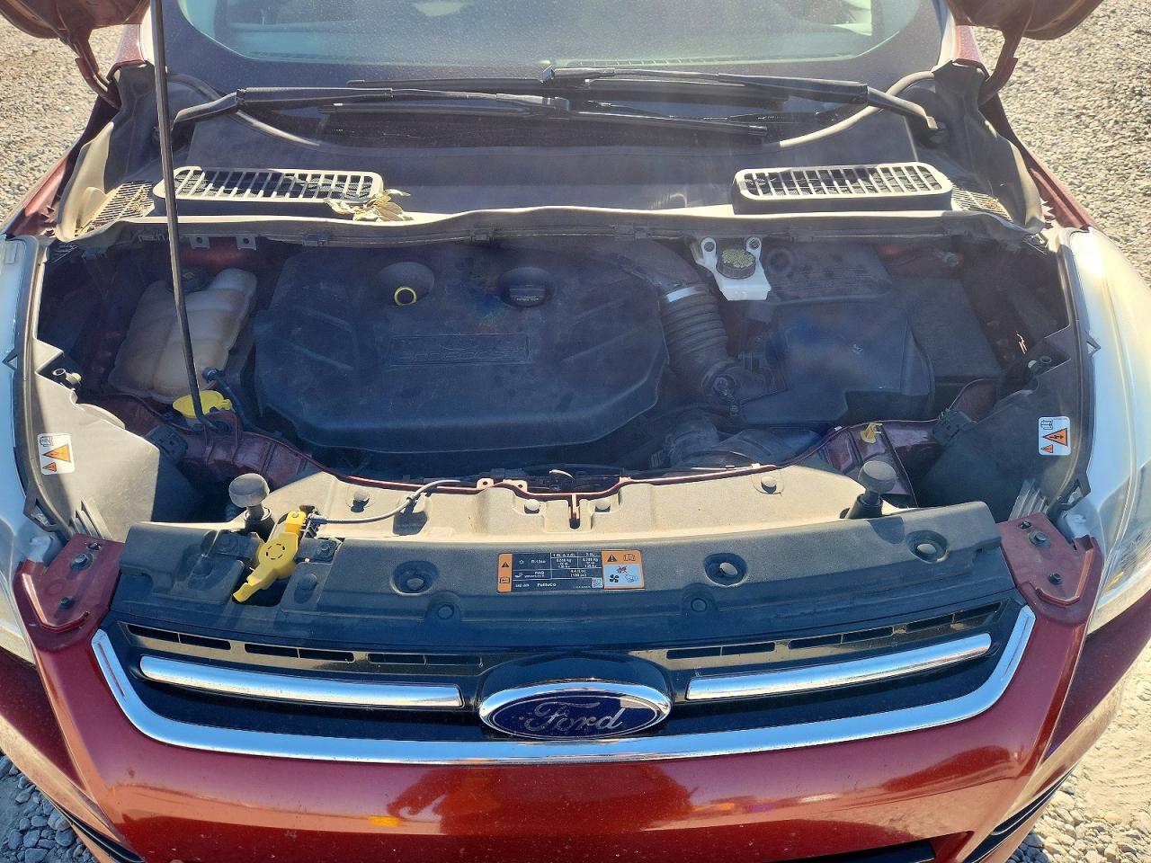 2014 Ford Escape Titanium Orange vin: 1FMCU9J90EUE12594