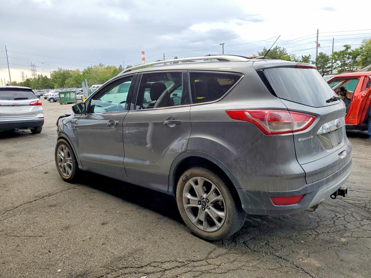 2014 Ford Escape Titanium Gray vin: 1FMCU9J90EUE12773