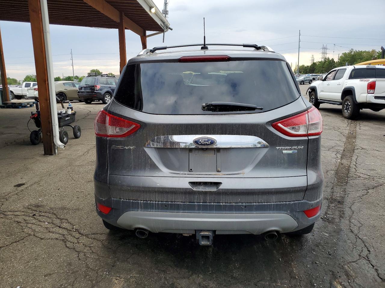 2014 Ford Escape Titanium Gray vin: 1FMCU9J90EUE12773