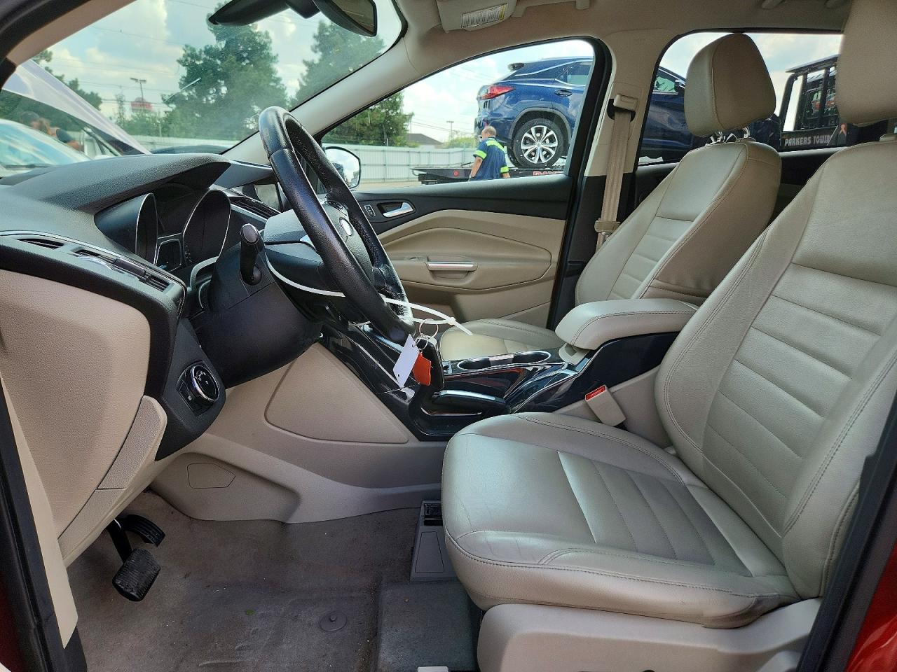 2014 Ford Escape Titanium Orange vin: 1FMCU9J90EUE23580