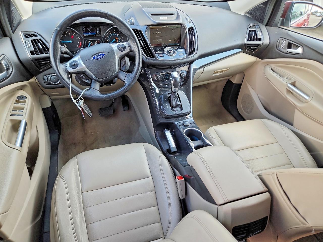 2014 Ford Escape Titanium Orange vin: 1FMCU9J90EUE23580