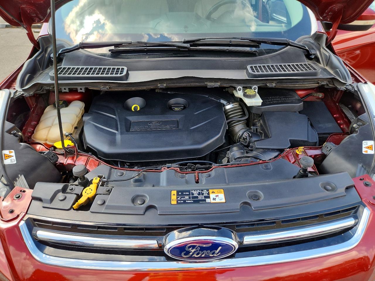 2014 Ford Escape Titanium Orange vin: 1FMCU9J90EUE23580