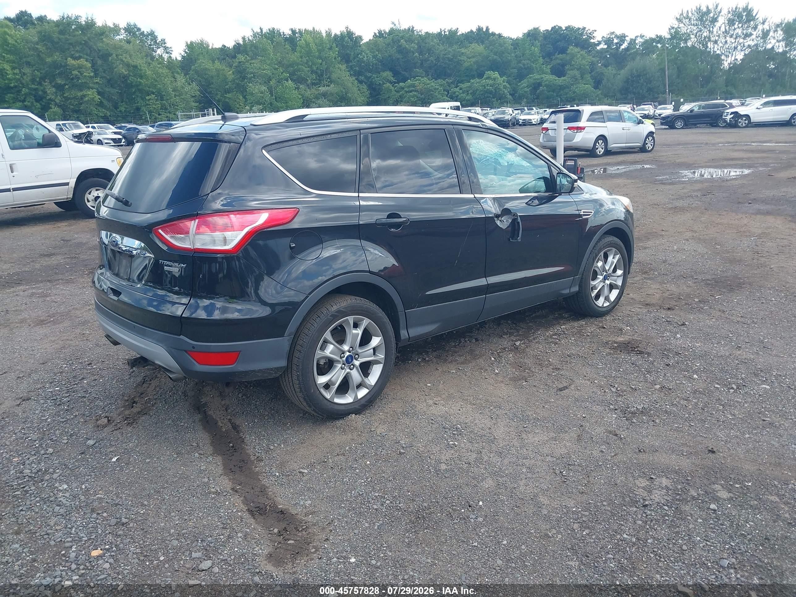2014 Ford Escape Titanium Black vin: 1FMCU9J90EUE31937