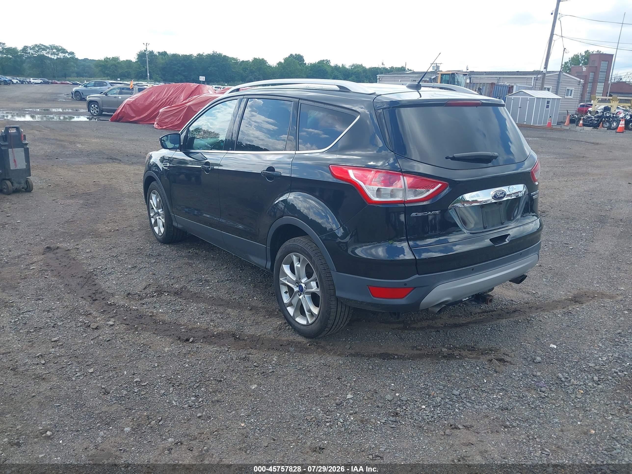 2014 Ford Escape Titanium Black vin: 1FMCU9J90EUE31937