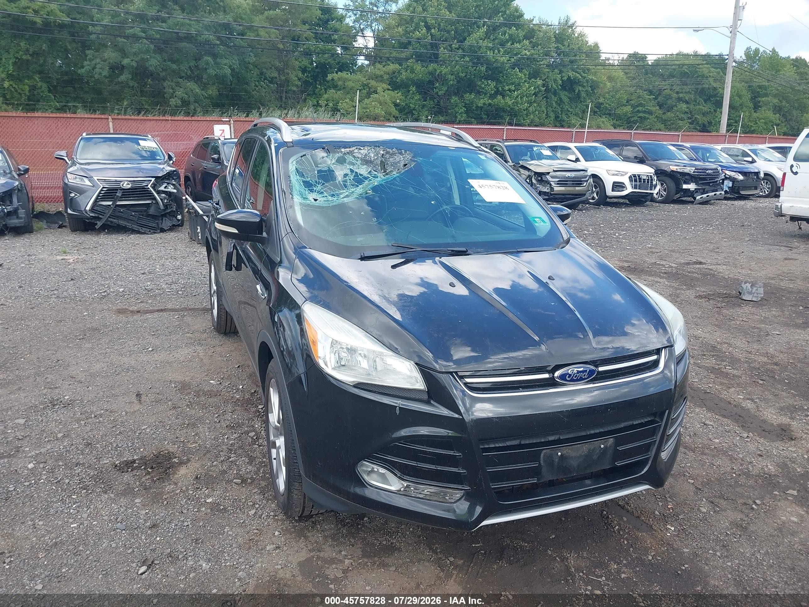 2014 Ford Escape Titanium Black vin: 1FMCU9J90EUE31937