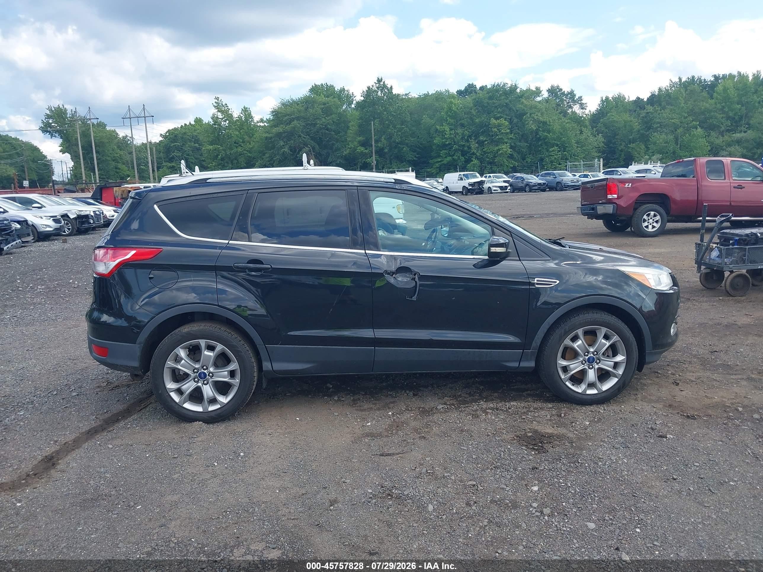 2014 Ford Escape Titanium Black vin: 1FMCU9J90EUE31937